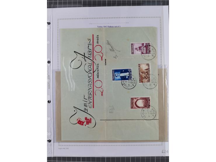 1935/60, over 30 FDC and covers with attractive frankings, including Womans Congress 1935 up to 10 krs. on registered cover t