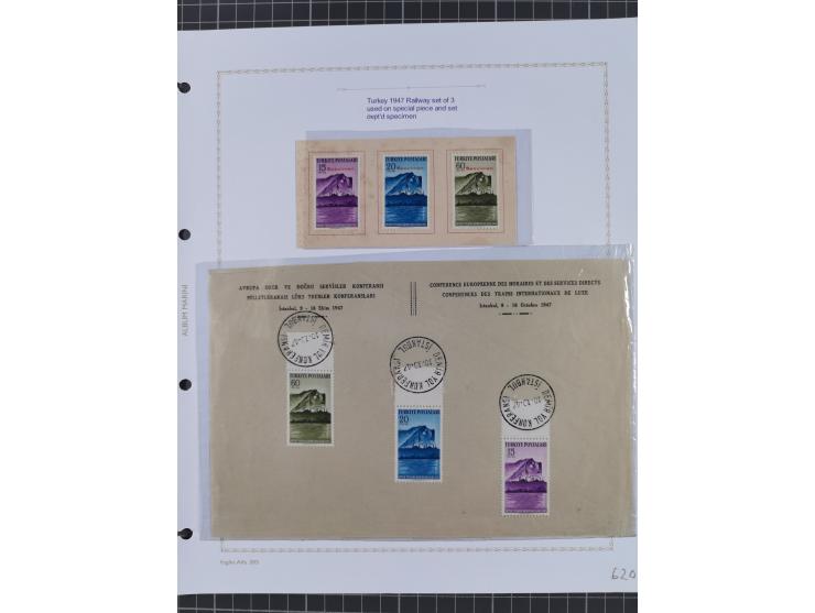 1935/60, over 30 FDC and covers with attractive frankings, including Womans Congress 1935 up to 10 krs. on registered cover t