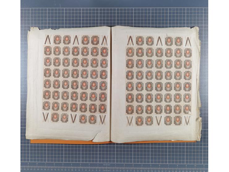 1918/60, group of 12 mint never hinged full sheets, some better values with 1918 Chain Breaker Mi.-Nr. 149-150, 1938 Polar Ex