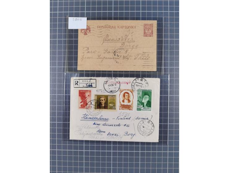 1920/56, attractive group of 40 covers and cards, many interesting frankings and scarcer usages throughout, noted RSFSR early