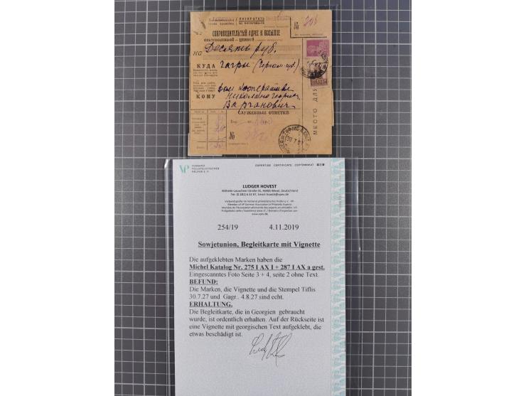 1920/56, attractive group of 40 covers and cards, many interesting frankings and scarcer usages throughout, noted RSFSR early