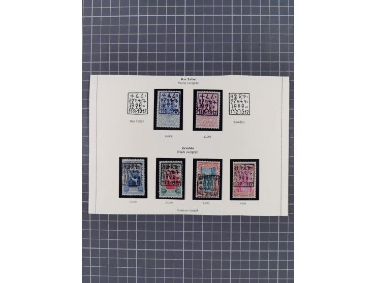 1864/1940 (ca.), small eclectic group of unused and used, noted Nepal early issues as well as later with many duplicates, Rus