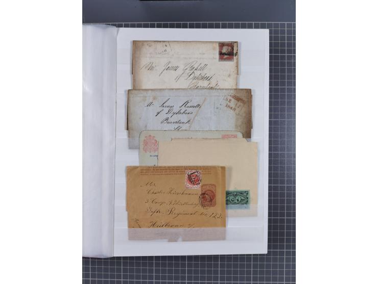 1841/1948 (ca.), used accumulation, including mainly Great Britain, some Commonwealth, with over 100 covers, cards and postal