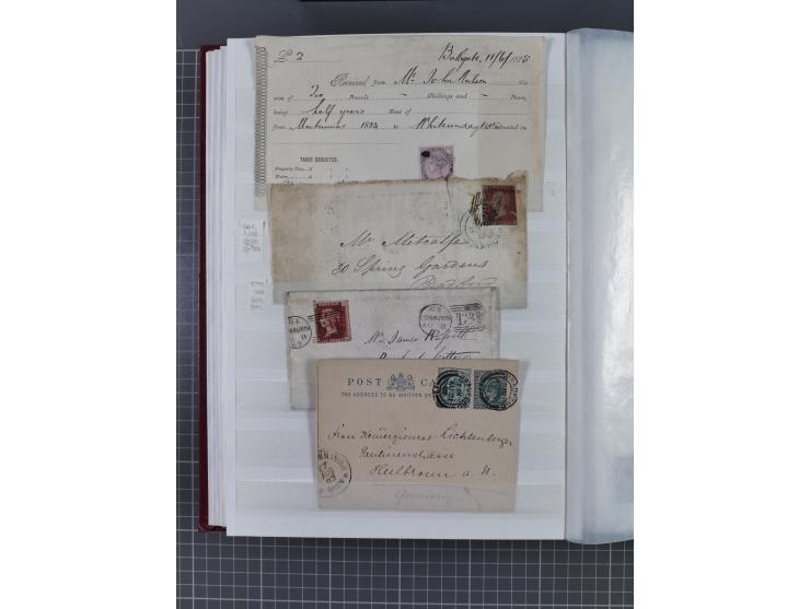 1841/1948 (ca.), used accumulation, including mainly Great Britain, some Commonwealth, with over 100 covers, cards and postal