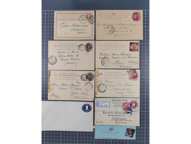 1841/1948 (ca.), used accumulation, including mainly Great Britain, some Commonwealth, with over 100 covers, cards and postal