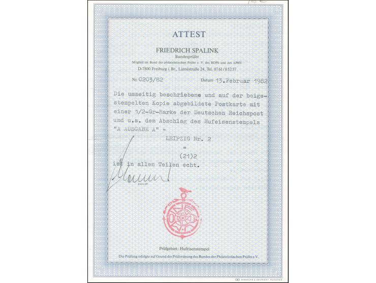 “A. AUSGABE. A. 7.19” (Spalink 21-2M) typischer Abschlag ohne Jahreszahl “72” und vertauschter Tages- und Monatsletter als An