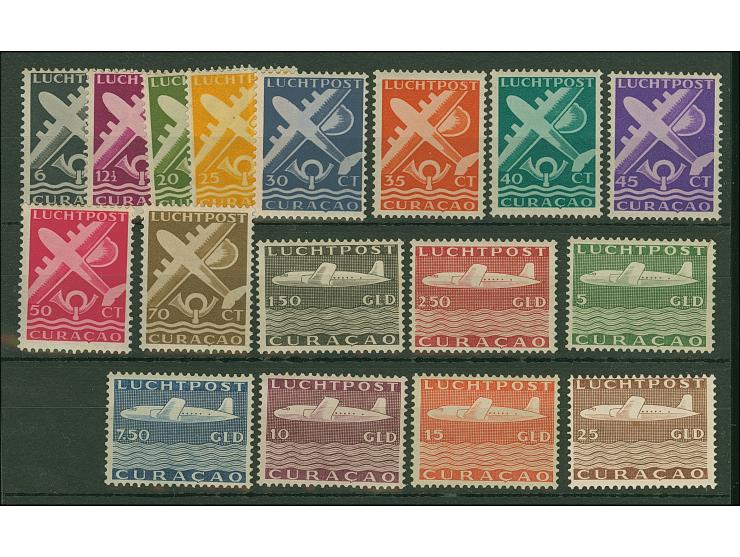 1947,&nbsp;Airmail set of 17 values, (10c., 15c. and 60c. missing) mint never hinged, fresh and very fine
