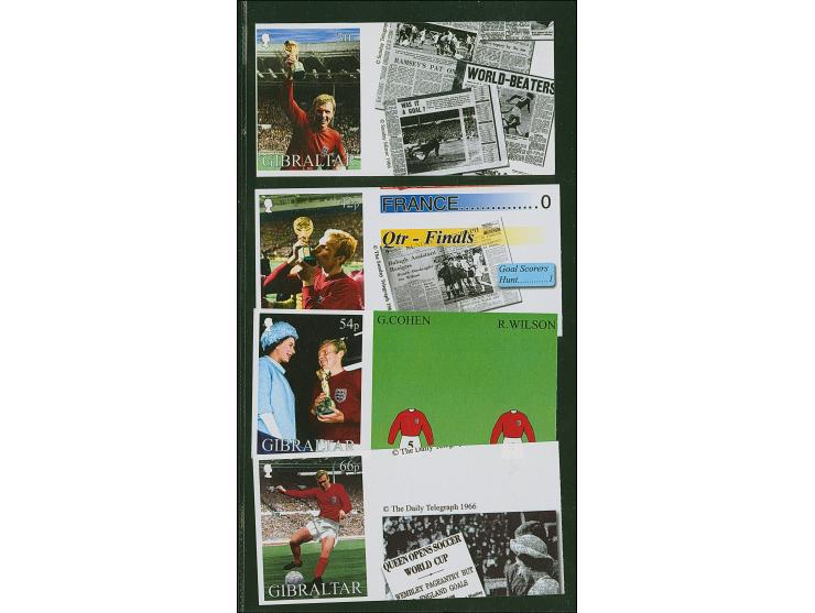 2002, Football world cup 30-66 p. imperforated marginals copies, mnh, vf