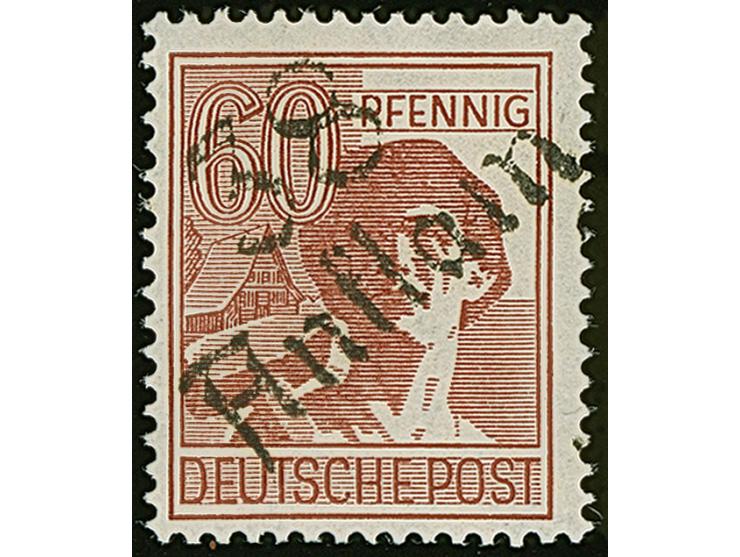 “38/Anklam” (Arge 38/1a) auf Arbeiter 60 Pfg., postfrisch und tadellos, u.a. sign. Modry BPP