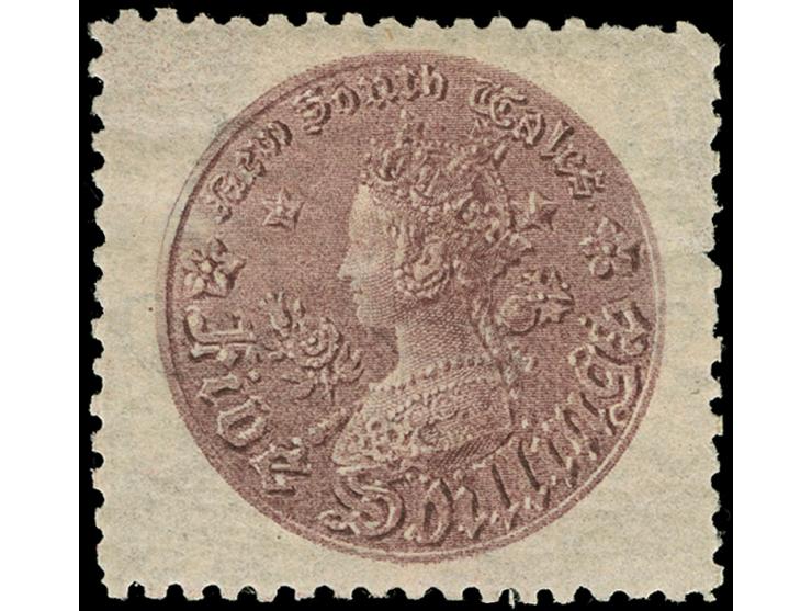 1861-88, 5 s. rose-lilac, watermark "5/-", perf. 11, deep colour, unused,  three short perfs, otherwise fine SG £ 350
