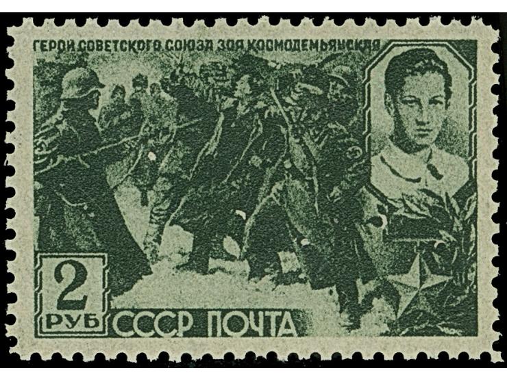 1942, WWII, Lenin, Soldiers &amp; Navoi, 13 good values, mint never hinged, fine
