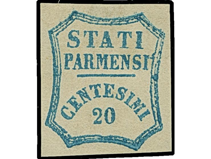 1859, Prov. Government three stamps 5 c. yellowish-green, 10 c. brown and 20 c. blue, all unused no gum, additional two newsp