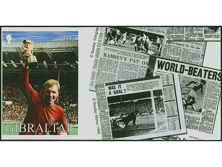 2002, Football world cup 30-66 p. imperforated marginals copies, mnh, vf