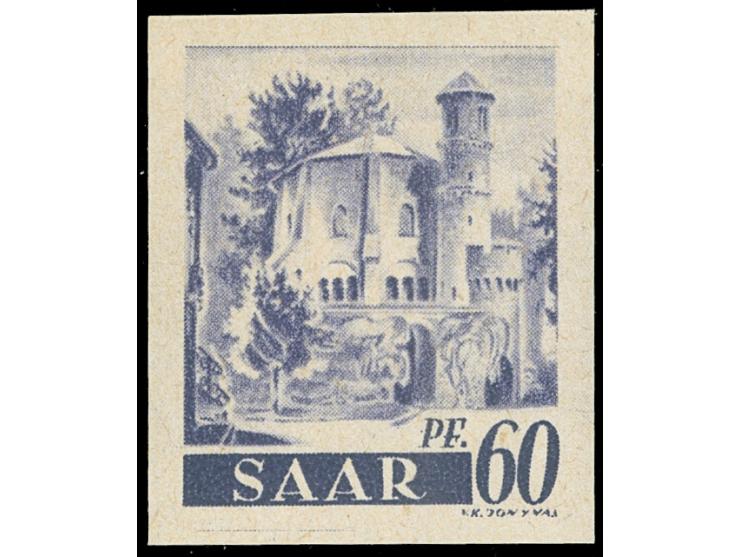 1947, Freimarken 60 Pfg., breitrandig ungezähnt, postfrisch, einwandfrei. Private Signatur und Fotoattest Geigle BPP (2020)(M