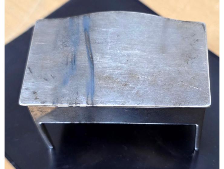 1905, stamp box in form of a writing desk, 925 silver, 53g