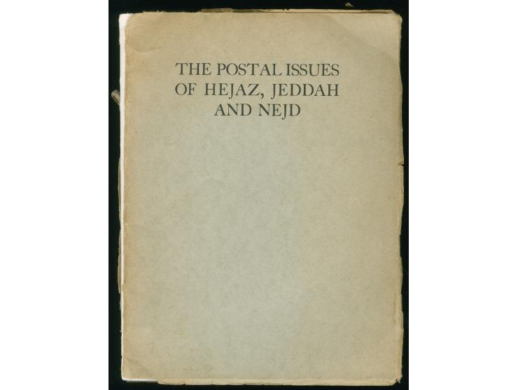 Warin, D. F.: The Postal Issues of Hejaz, Jeddah and Nejd (1927), XII + 130 pages + folded map of Arabia in colour, softcover
