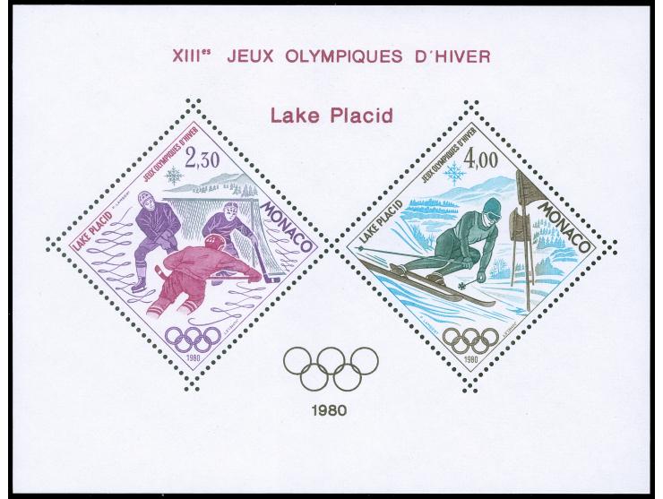 1980, Olympic games, both special souvenir sheets, mnh (Mi. 440,-)