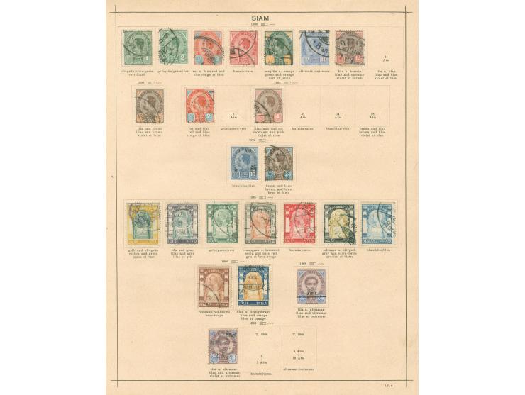 1883/1920, collection used and unused, starting first issues with some overprinted issues 1894/99, fine on five old album pag