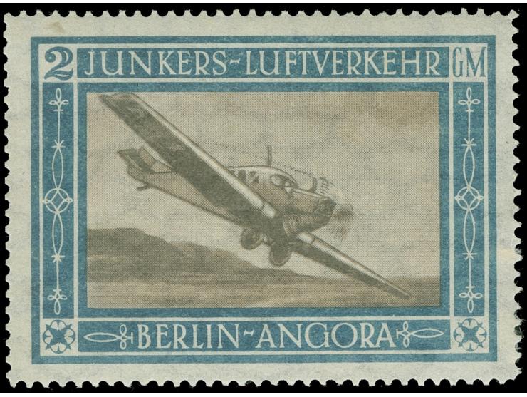 1924, Junkers-Luftverkehr 2 M., ungebraucht, Fotoattest Sieger BPP (1985)&nbsp;