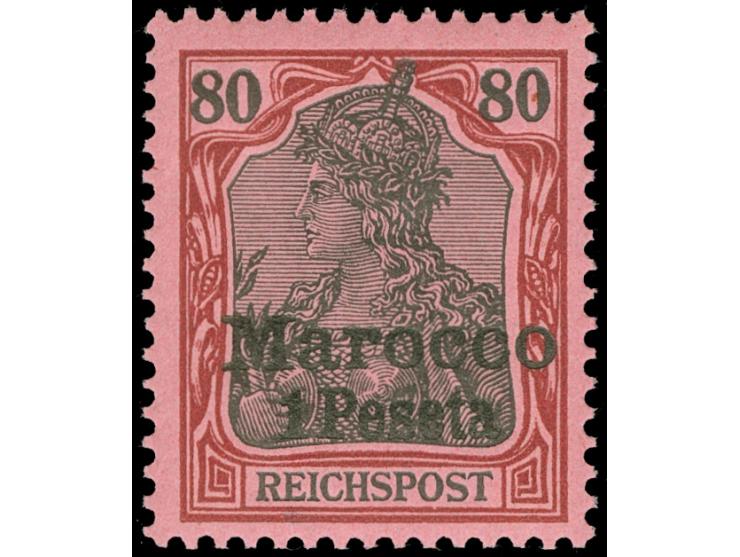 1903, fetter Aufdruck, unverausgabte 1 P. , postfrisch, einwandfrei, signiert Bothe BPP und Fotoattest Jäschke-L. BPP (2022)
