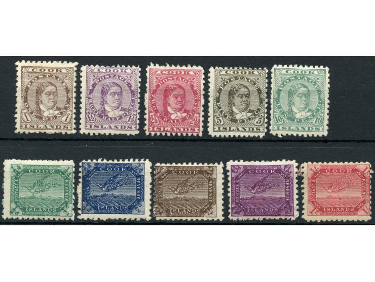 1893/1900, ten stamps up to 1 sh. red, all unused, mainly fine.
