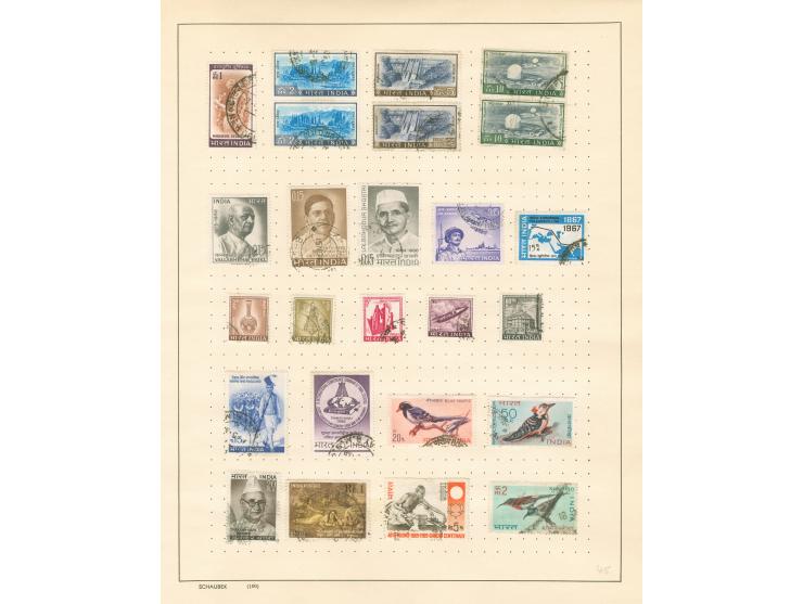 1855/1960, &nbsp;collection on 16 old time album leaves, mainly used, few early numeral and octogonal cancellations, good par