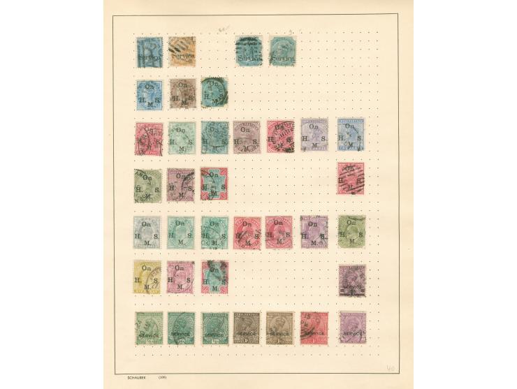 1855/1960, &nbsp;collection on 16 old time album leaves, mainly used, few early numeral and octogonal cancellations, good par