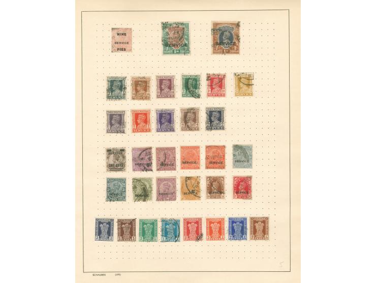 1855/1960, &nbsp;collection on 16 old time album leaves, mainly used, few early numeral and octogonal cancellations, good par