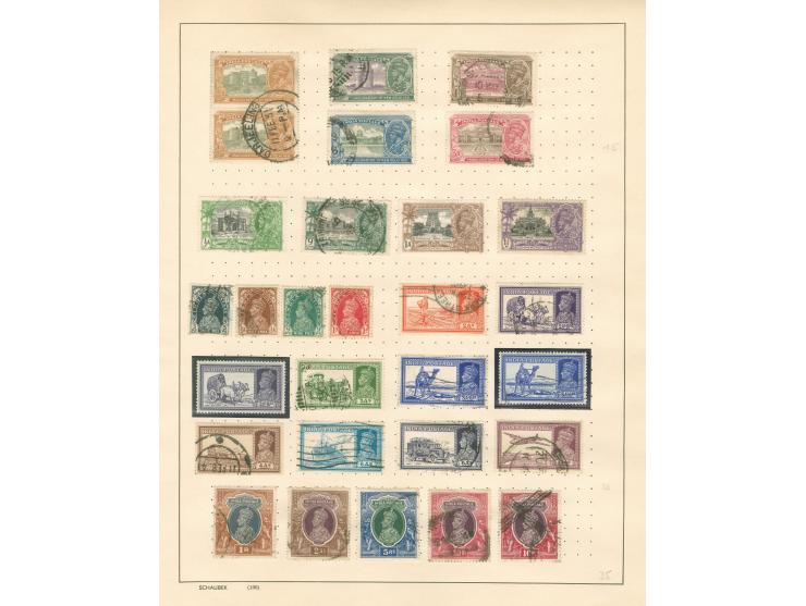 1855/1960, &nbsp;collection on 16 old time album leaves, mainly used, few early numeral and octogonal cancellations, good par