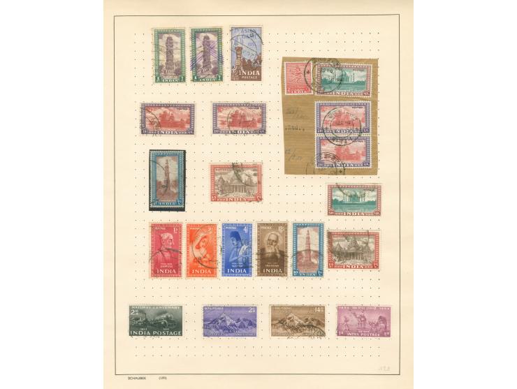 1855/1960, &nbsp;collection on 16 old time album leaves, mainly used, few early numeral and octogonal cancellations, good par