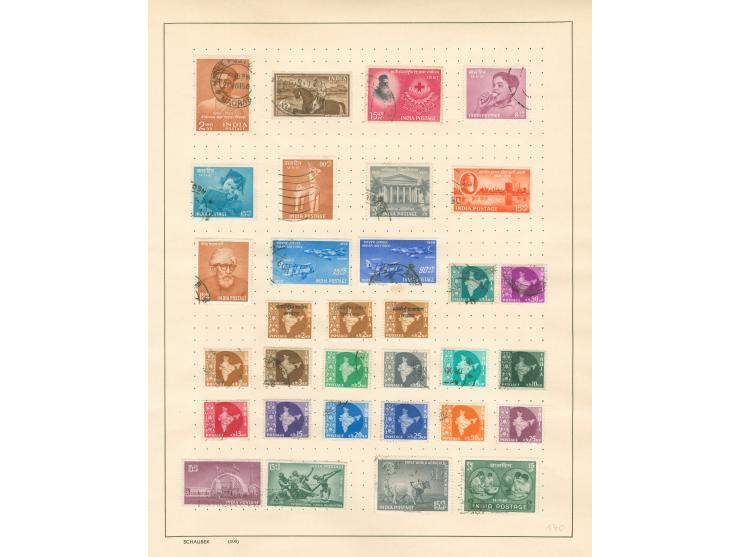 1855/1960, &nbsp;collection on 16 old time album leaves, mainly used, few early numeral and octogonal cancellations, good par