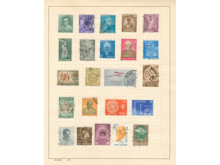 1855/1960, &nbsp;collection on 16 old time album leaves, mainly used, few early numeral and octogonal cancellations, good par