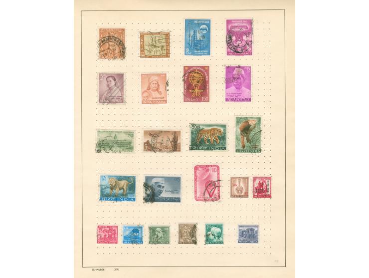 1855/1960, &nbsp;collection on 16 old time album leaves, mainly used, few early numeral and octogonal cancellations, good par