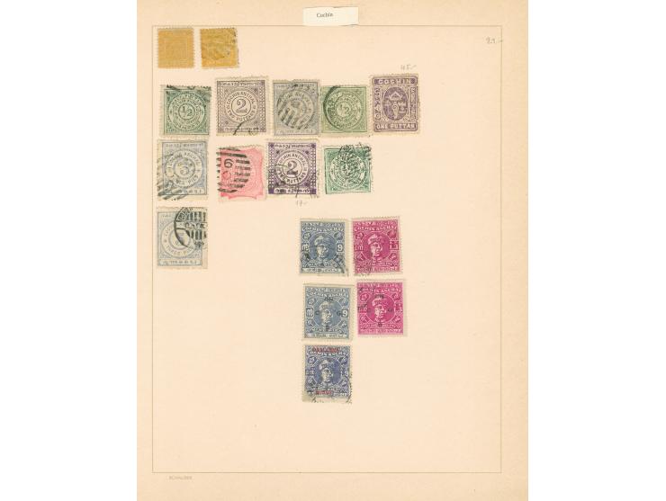 1870/1940 (ca.), unused and used collection, including a selection of Cochin and Bahawalpur, Bundi, Bhor, Bhopal etc., mixed 