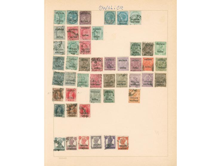 1870/1940 (ca.), unused and used collection, including a selection of Faridkot with imperf issues and Charkhari, Chamba, Gwal
