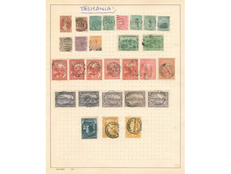 1863/1910, unused and used collection, including a selection of Western Australia, Victoria and Tasmania, plus some New Guine