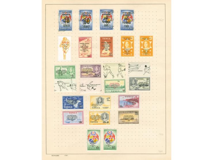 1870/1970 (ca.), unused and used collection, including a selection of Tobago, Trinidad, Tokelau, Tonga, Cyprus and Zanzibar, 