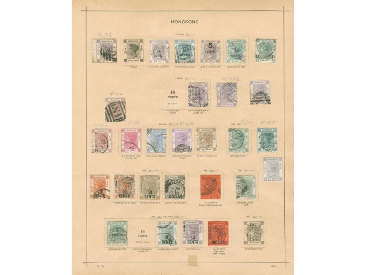 1862/1924, collection unused and used, starting unwatermarked issue with faults, later QV with good cancellations Y1, S1, D27