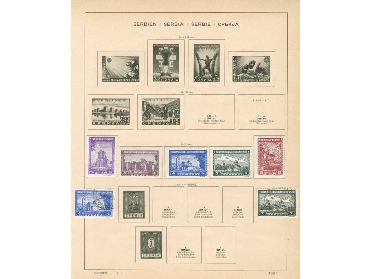 1866/1945, extensive, mostly used collection, including postage dues, including better early issues, shades, interesting post