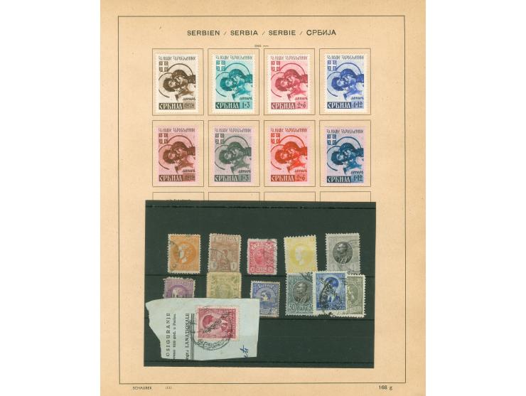 1866/1945, extensive, mostly used collection, including postage dues, including better early issues, shades, interesting post