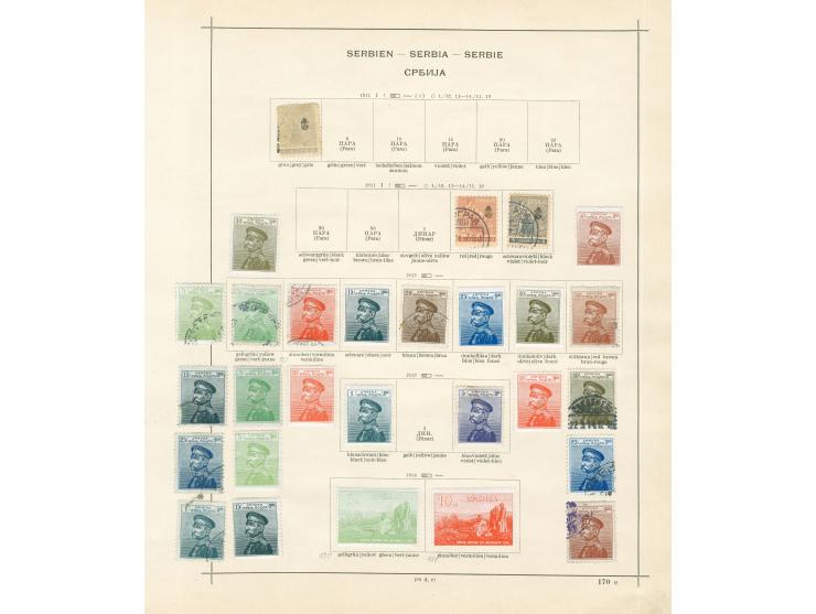 1866/1945, extensive, mostly used collection, including postage dues, including better early issues, shades, interesting post