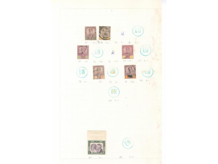 1867/1930, collection starting 2 c. on 1 a. deep brown, mainly used, including $5 green and blue (SG 50), enclosed Johore, on