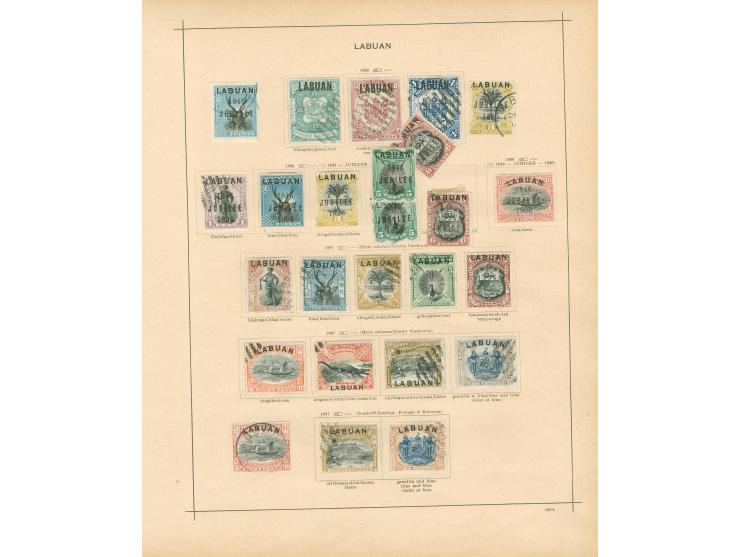 1885/1903, collection on five album pages, used and unused, Jubilee issue 1896, many CTO as ususal, postage due, mainly fine.