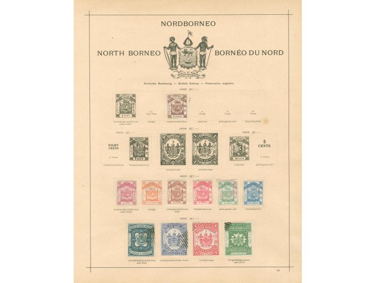 1883/1930, collection on 8 album pages, used and unused, 4 C. and red cross overprints, attractive animals issues, many CTO a