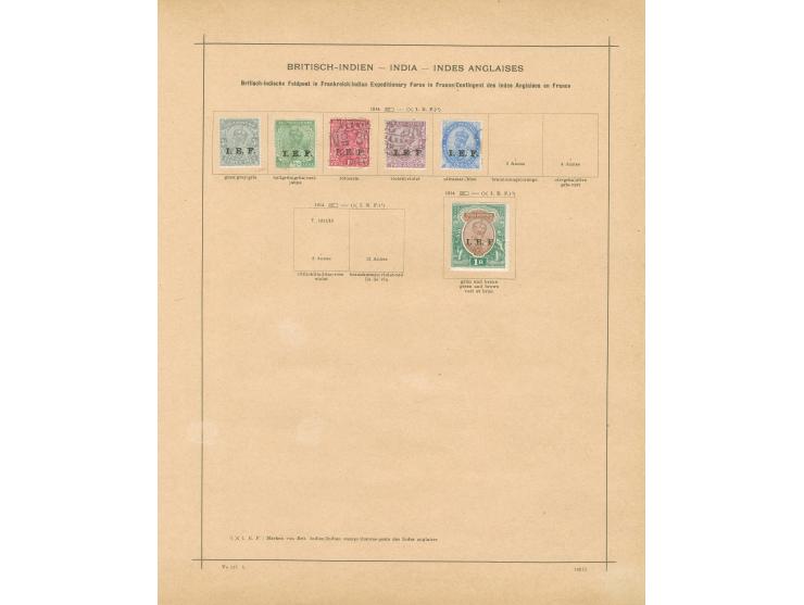 1854/1912, collection on 8 album pages, used and unused, including SG 2, 12, 14, 31, 35-36, 41-42, 44, 72, 79, 82, 107-109, m