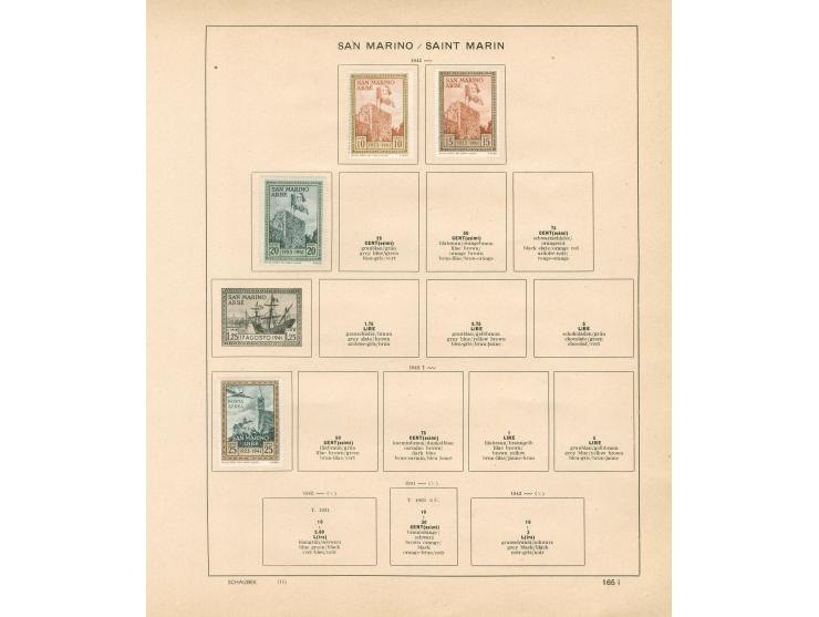 1877/1950, collection on 18 album pages, unused and used, including Mi.100-104, 125-30, 140, P60, mainly fine.