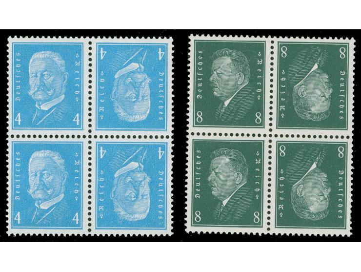 1928/32, Reichspräsidenten, postfrische kleine Partie ex K10-S41, dabei 2 HAN (Mi. ca. 1400,-)