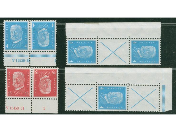 1928/32, Reichspräsidenten, postfrische kleine Partie ex K10-S41, dabei 2 HAN (Mi. ca. 1400,-)