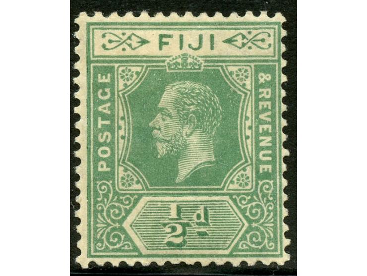 1912/23, George V, ½ d. green, variety ‘watermark reversed and inverted’, good perforation, unused, fine. (SG £200).
