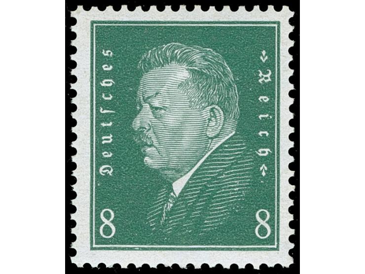 1928, Reichspräsidenten, 8 Pfg. mit liegendem Wasserzeichen (Wz. 2Y) , postfrisch, tadellos&nbsp;